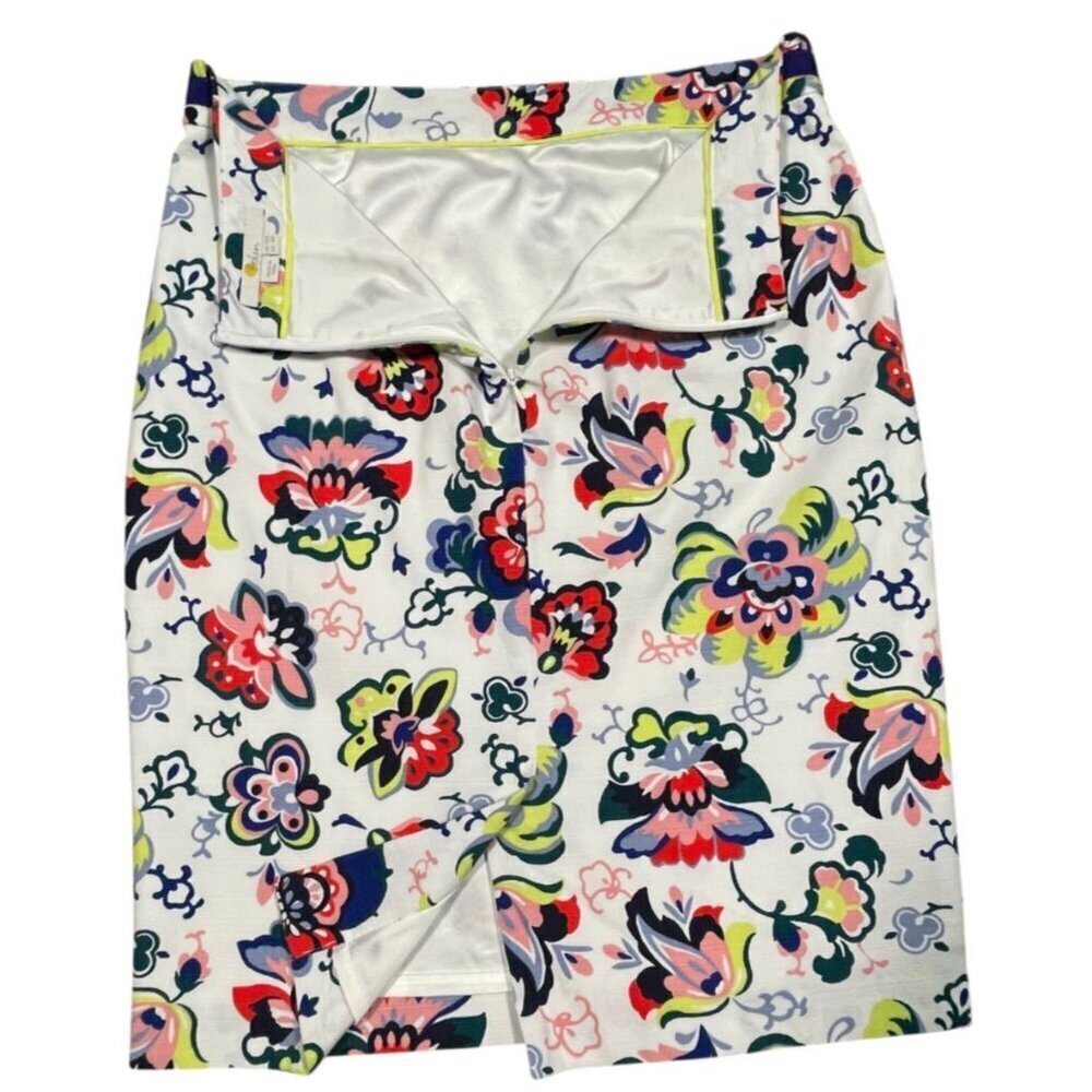 Boden Floral Cotton Stretch Skirt – 8R - Picture 4 of 8